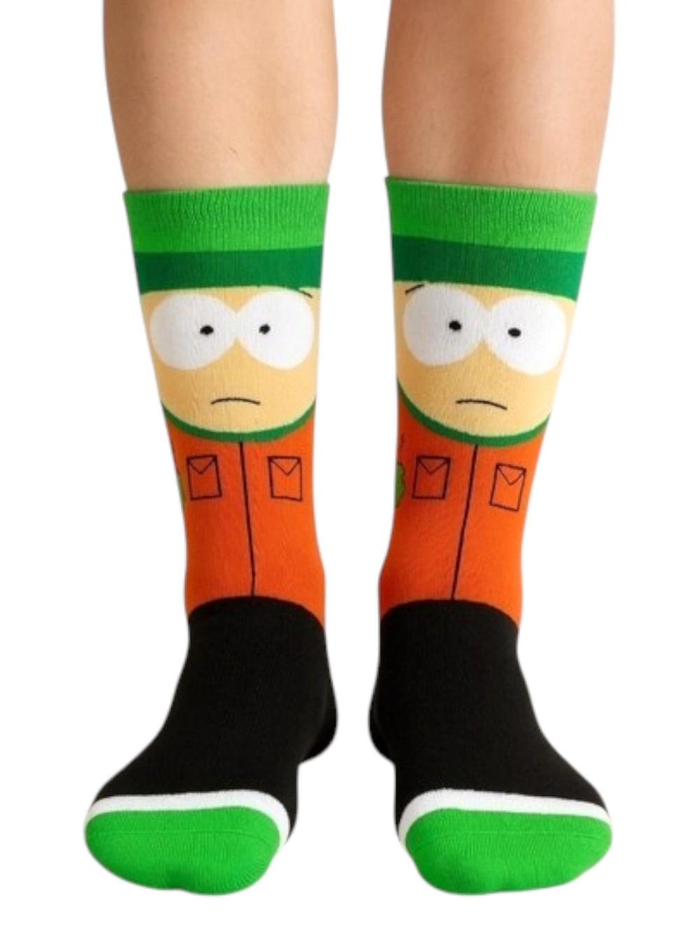 South Park Unisex KYLE Crew Socks Shoe Size Adult 6-12 - Picture 7 of 8